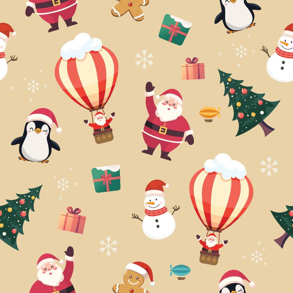 Christmas Seamless Pattern vector