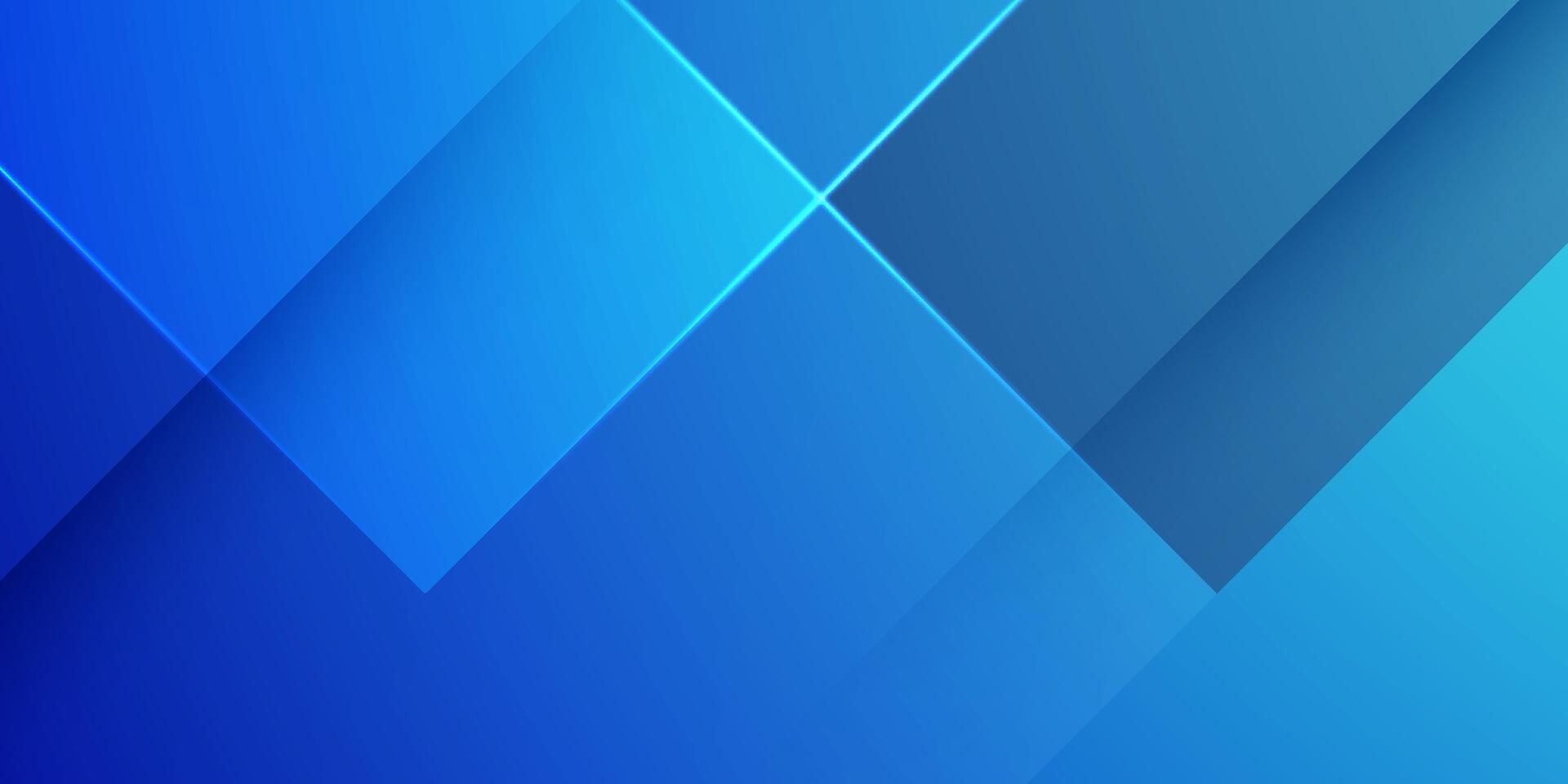 Simple abstract square blue background with shadow overlap shapes. Colorful blue design with simple pattern. Simple and modern concept. vector