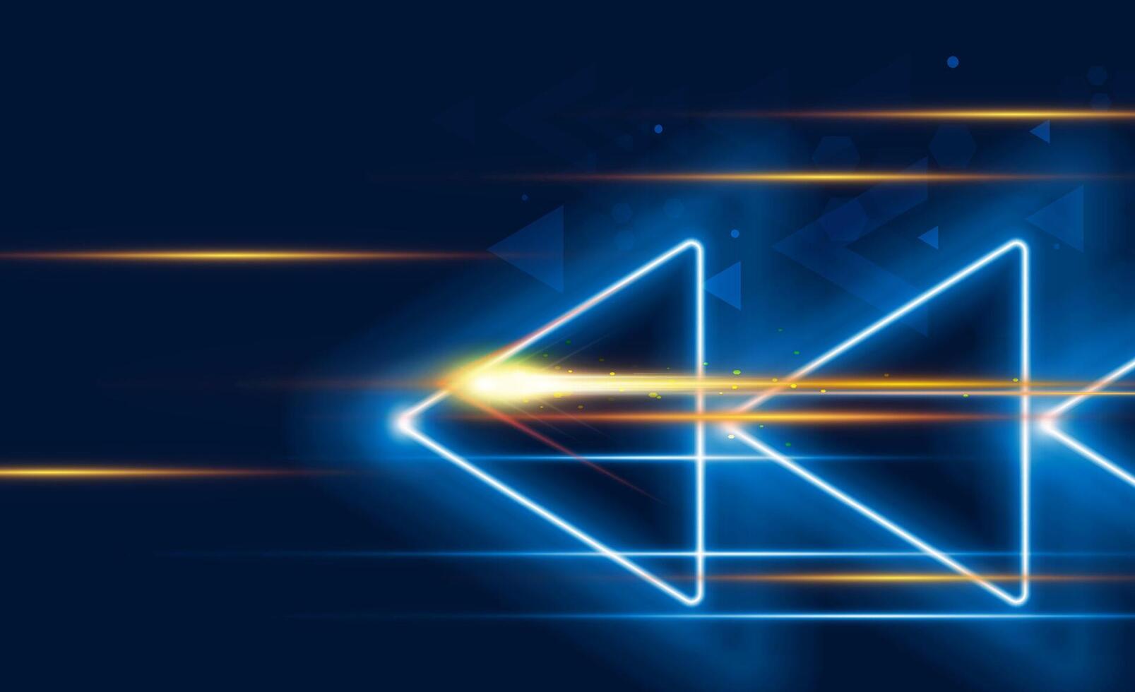 Abstract speed Light out technology background Hitech communication concept innovation background vector