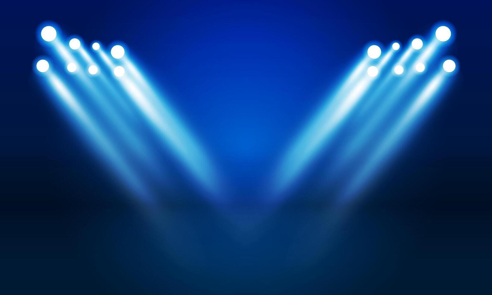 Arena field with bright stadium lights vector