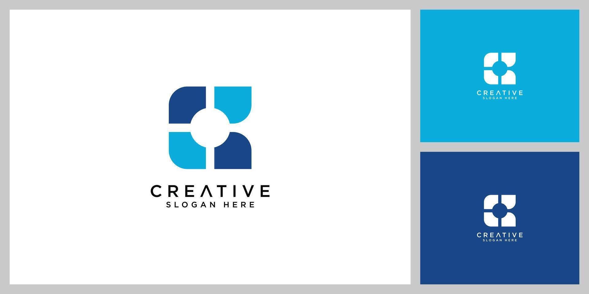 initial letter C logo design template. vector