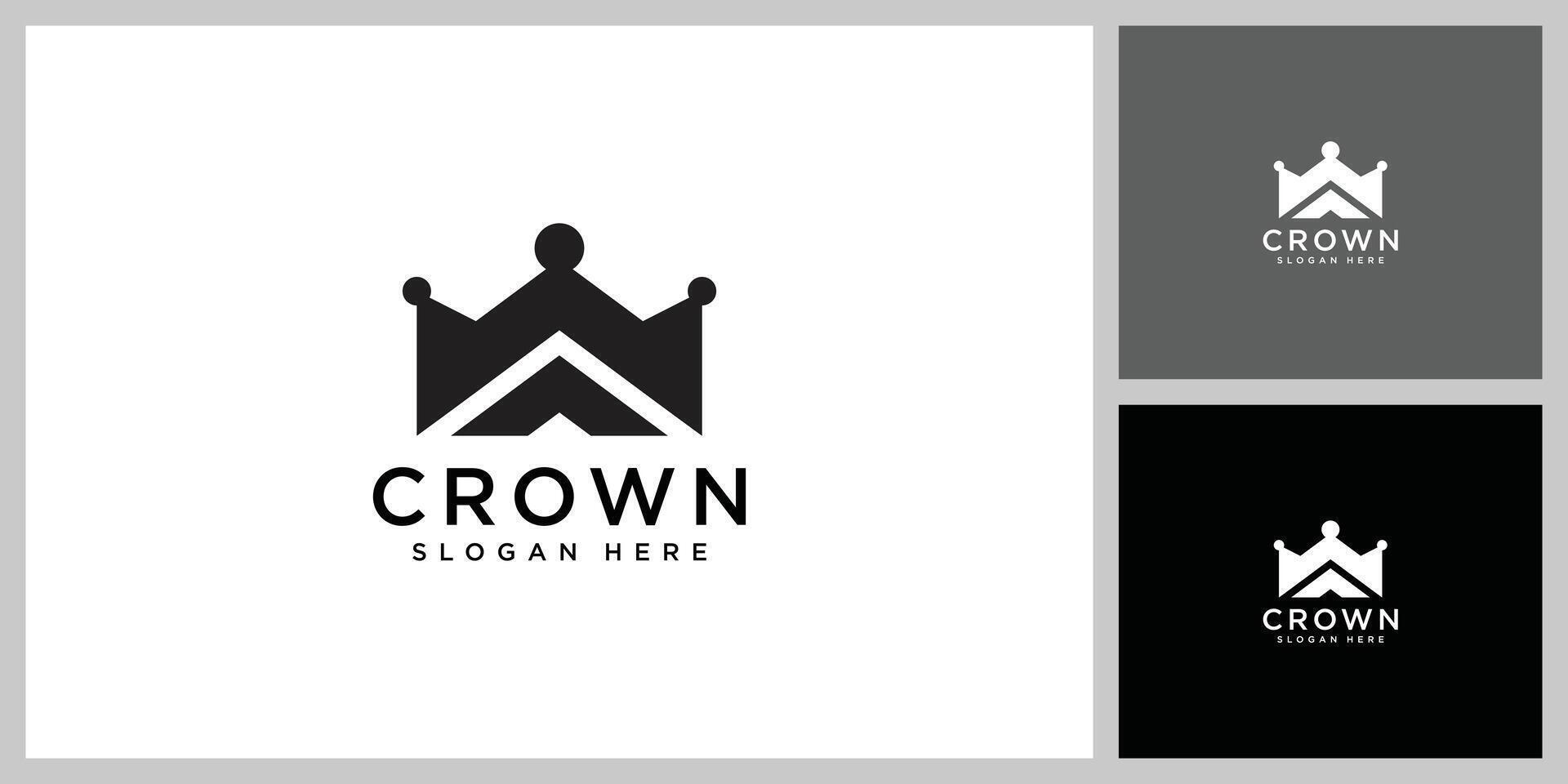 crown design icon template vector