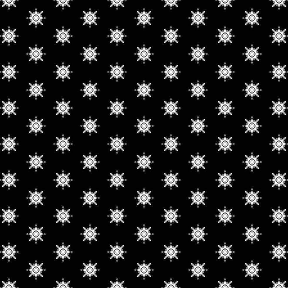 A black and white star pattern with small stars vector