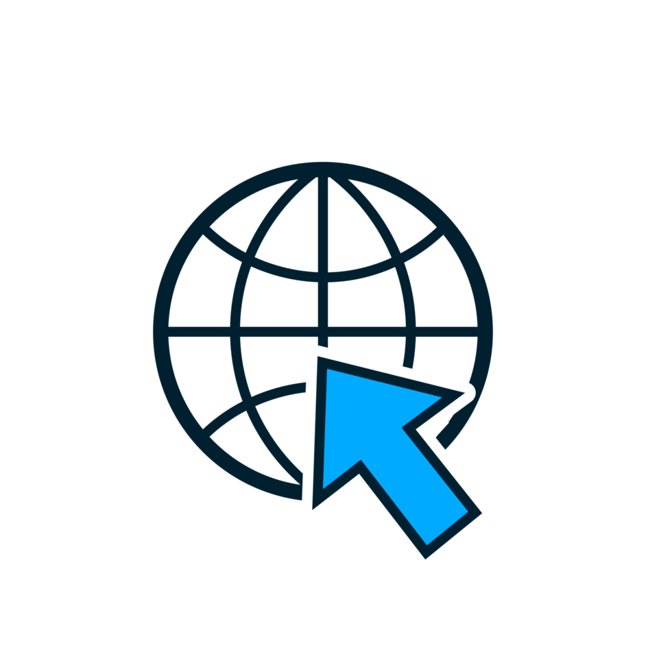 Click Arrow web icon png