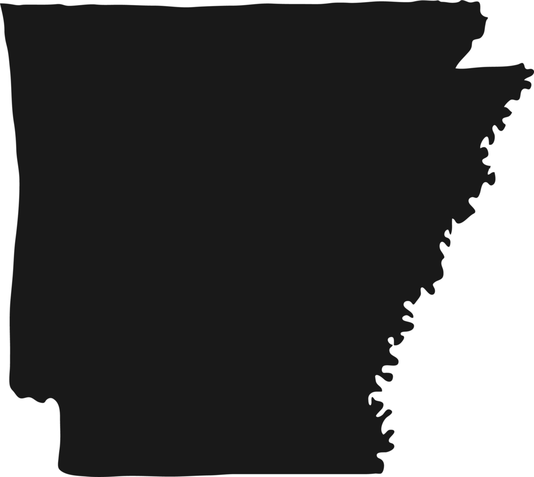 usa map arkansas png