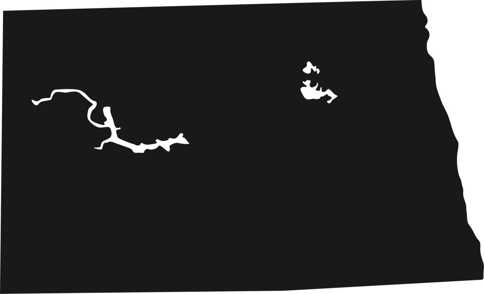 usa map north dakota png
