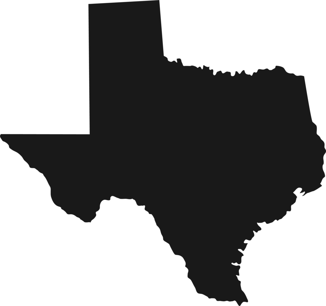 map usa texas png