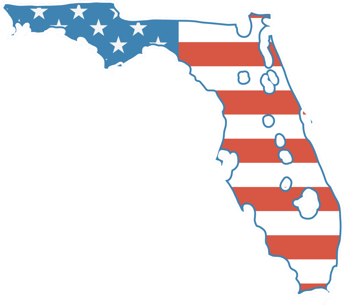 map usa florida png