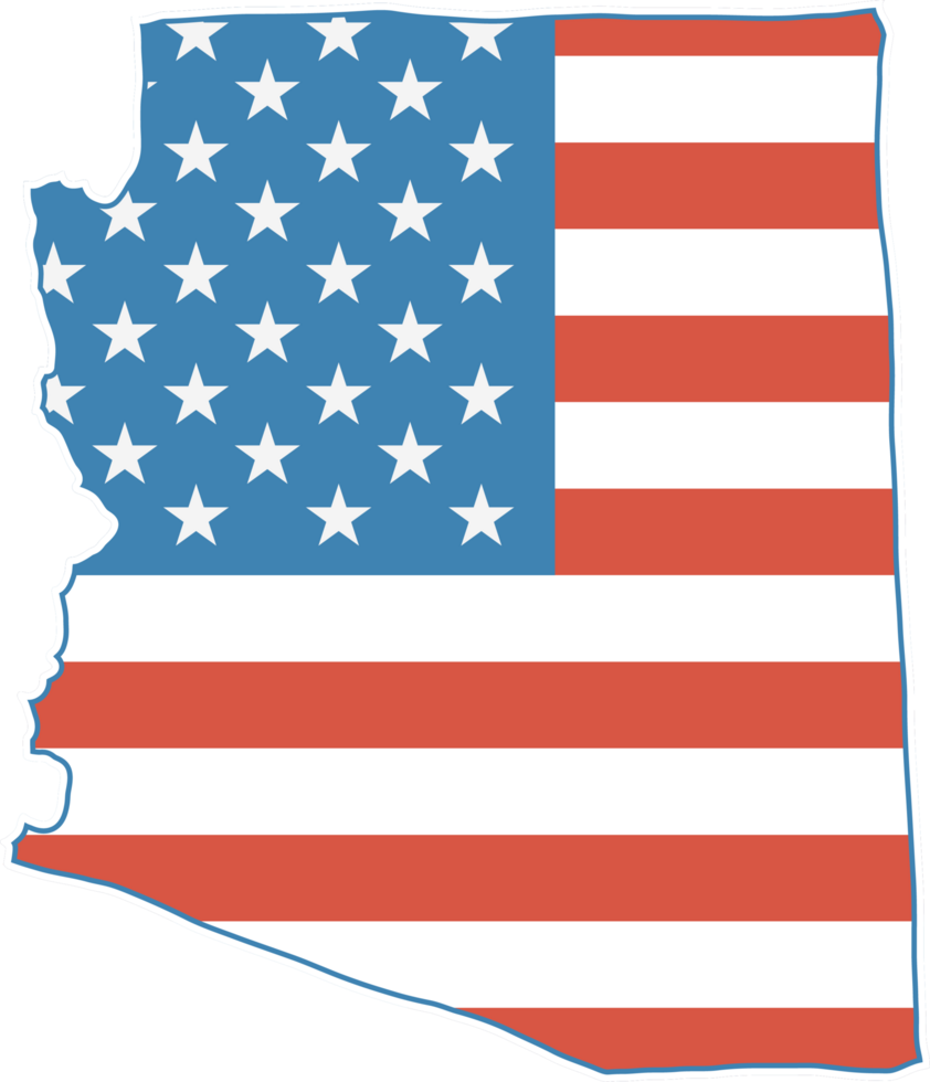 map usa arizona png
