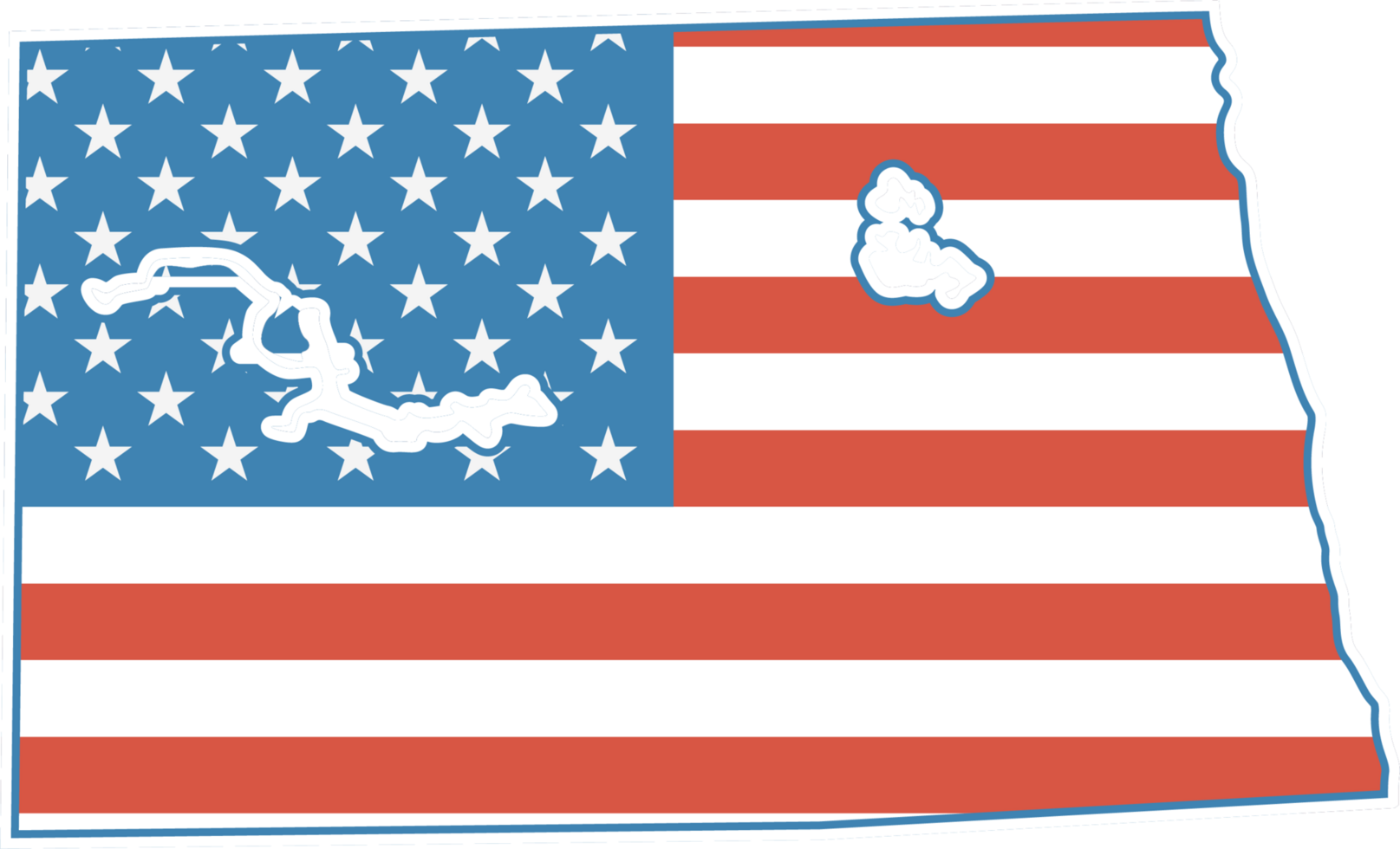 map usa north dakota png