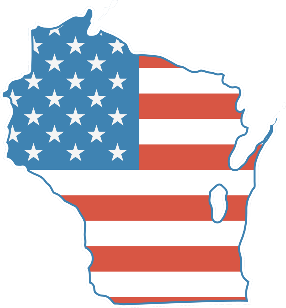 map usa wisconsin png
