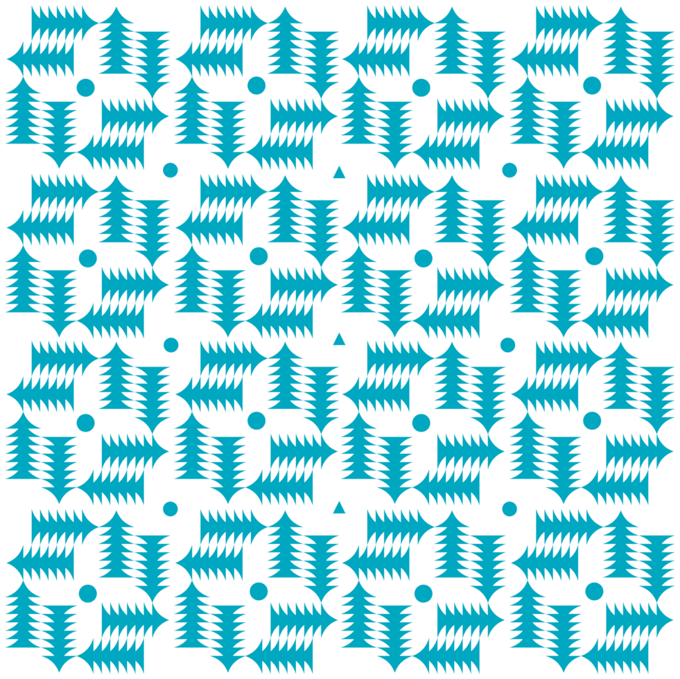 a blue suriken pattern with leaves png
