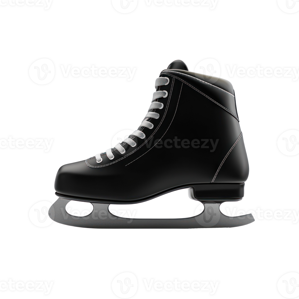 ice skate side view isolate on transparent background png