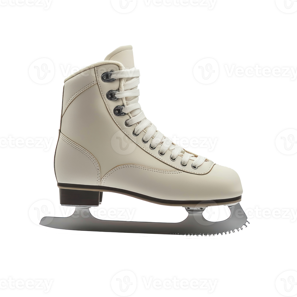 ice skates side view isolate on transparent background png