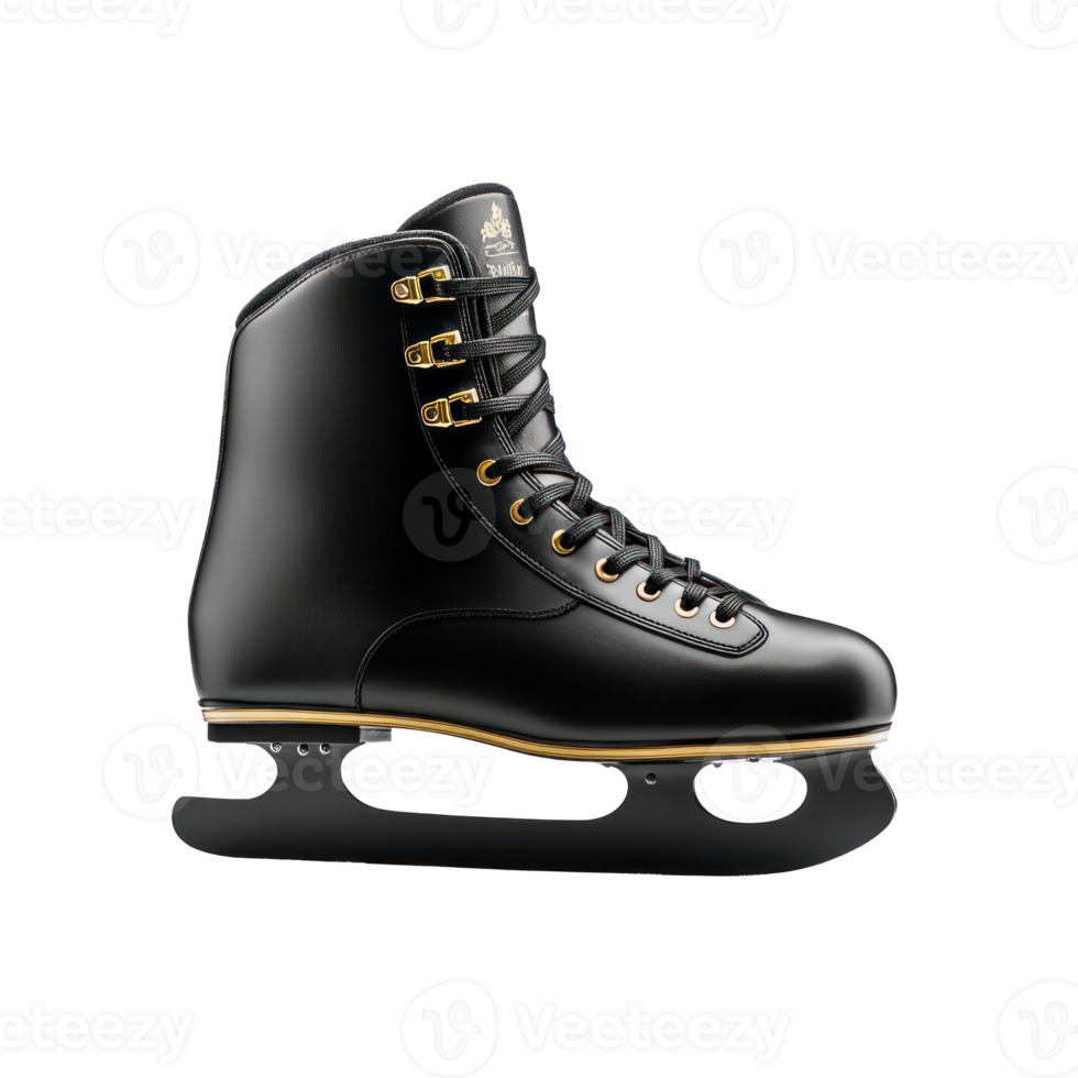 ice skate side view isolate on transparent background png