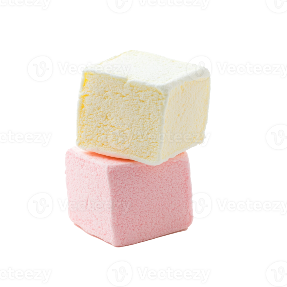 Marshmallow isolate on transparent background png