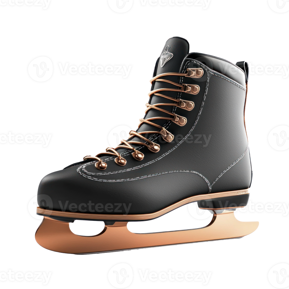ice skate side view isolate on transparent background png
