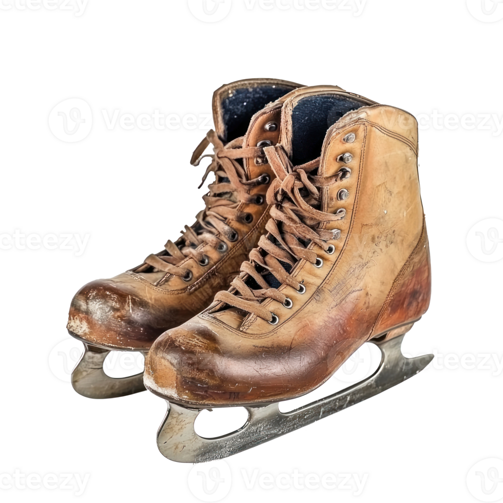 ice skates isolate on transparent background png