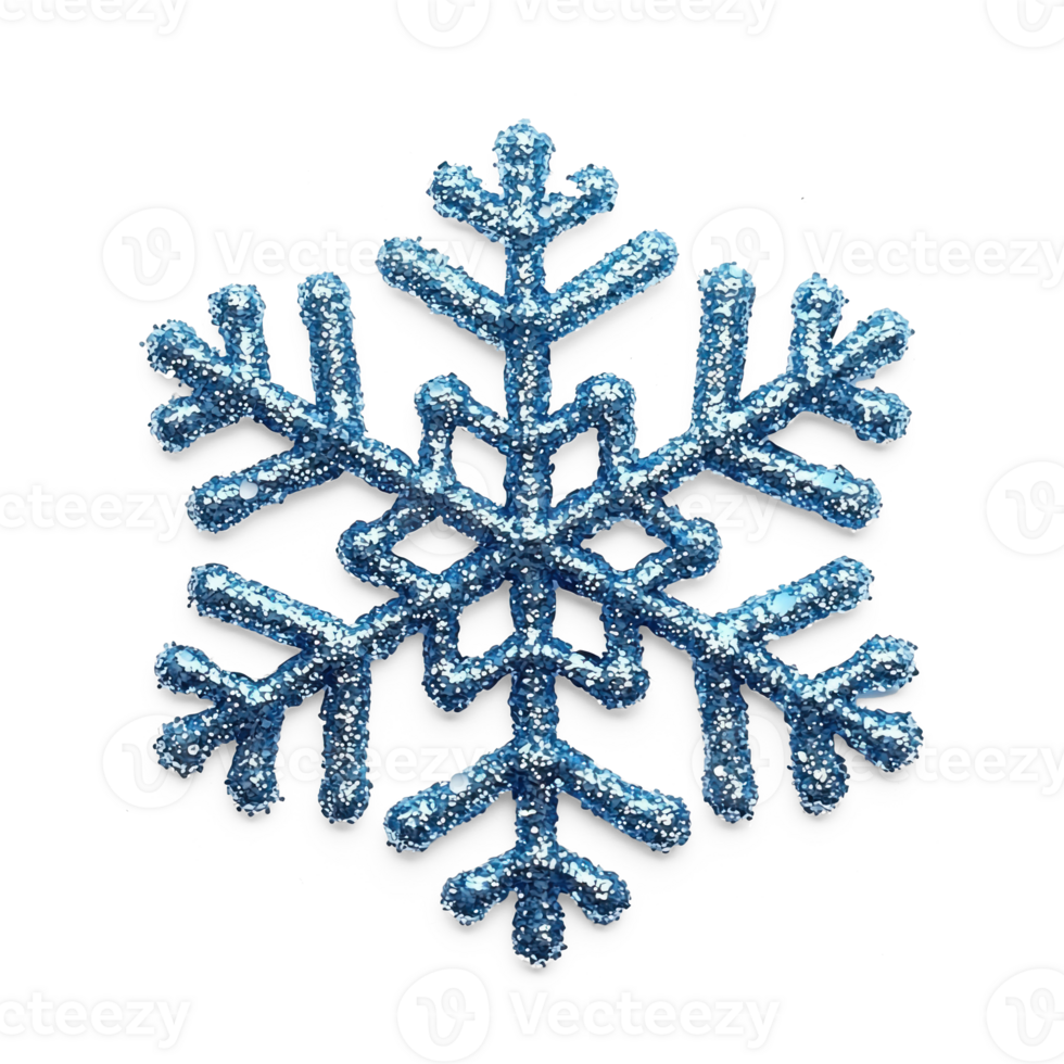 Christmas Snowflake isolate on transparent background png