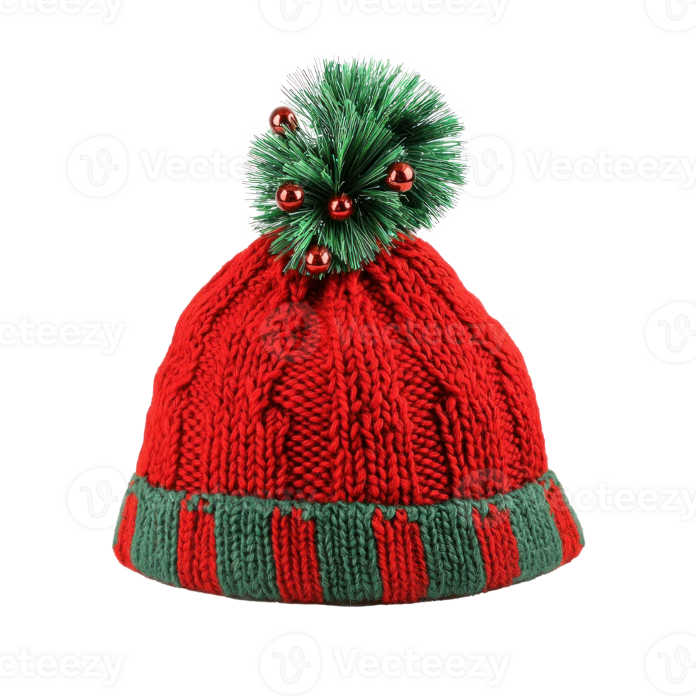 Christmas funny cap isolate on transparent background png