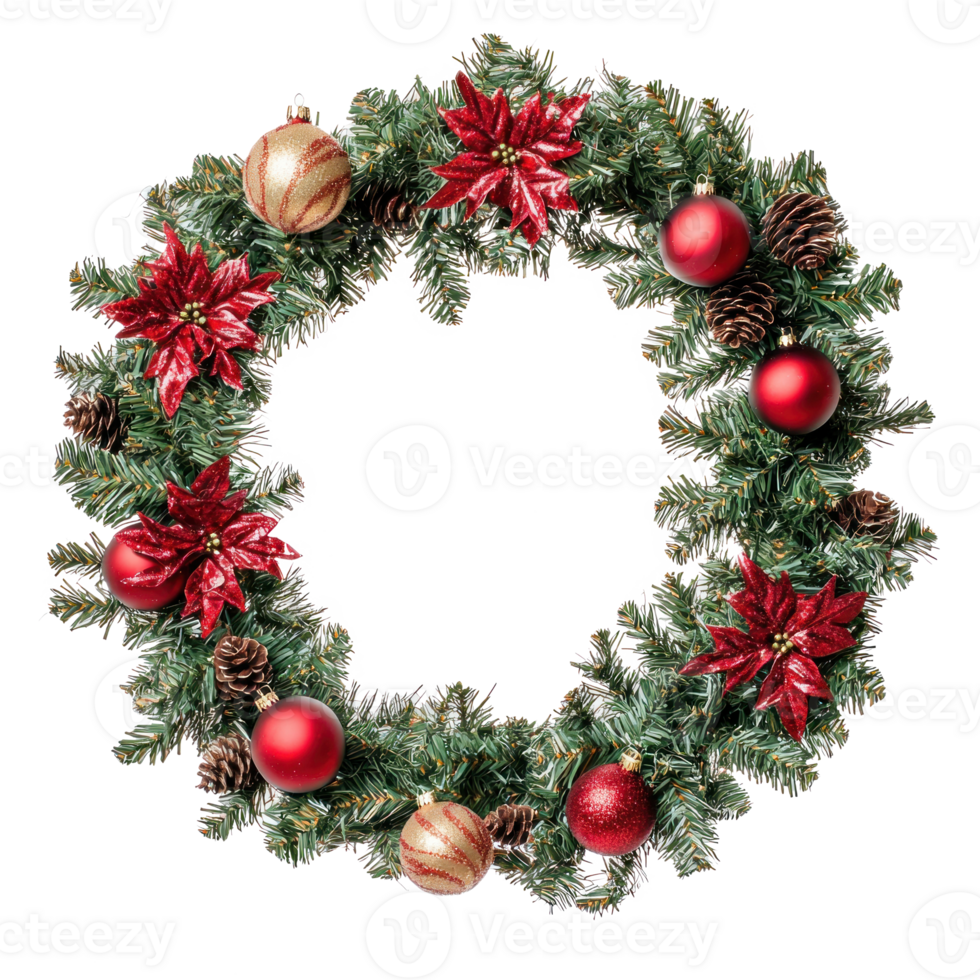 Christmas Garland isolate on transparent background png