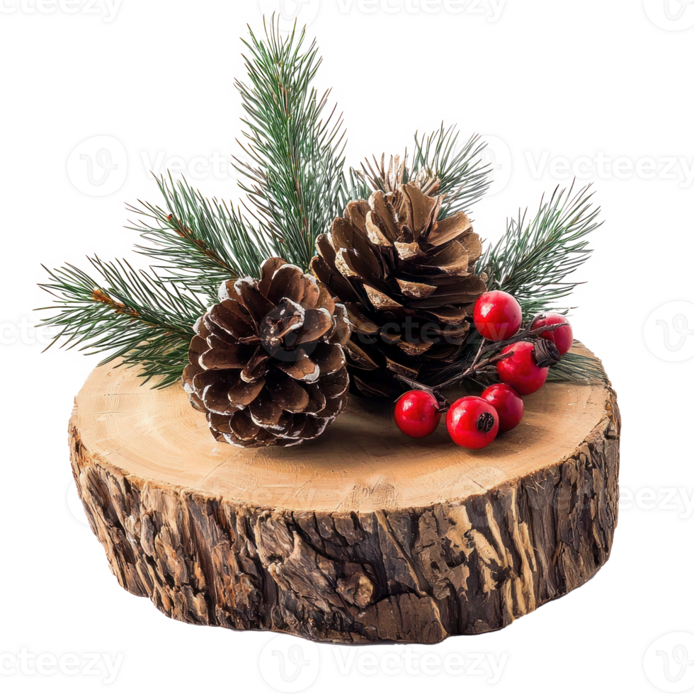 Christmas Table Centerpieces isolate on transparent background png