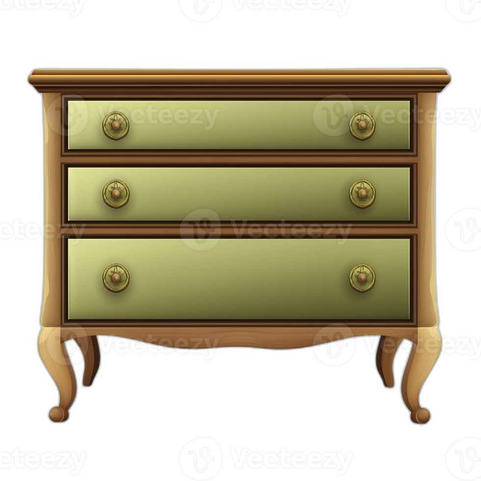 American Traditional Dresser Furniture piece, Furniture aesthetics png