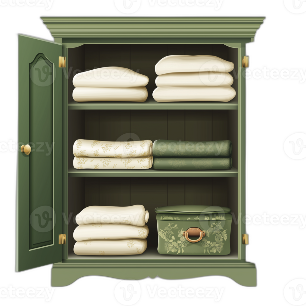 American Traditional Linen cabinet Furniture piece, Furniture rendering png