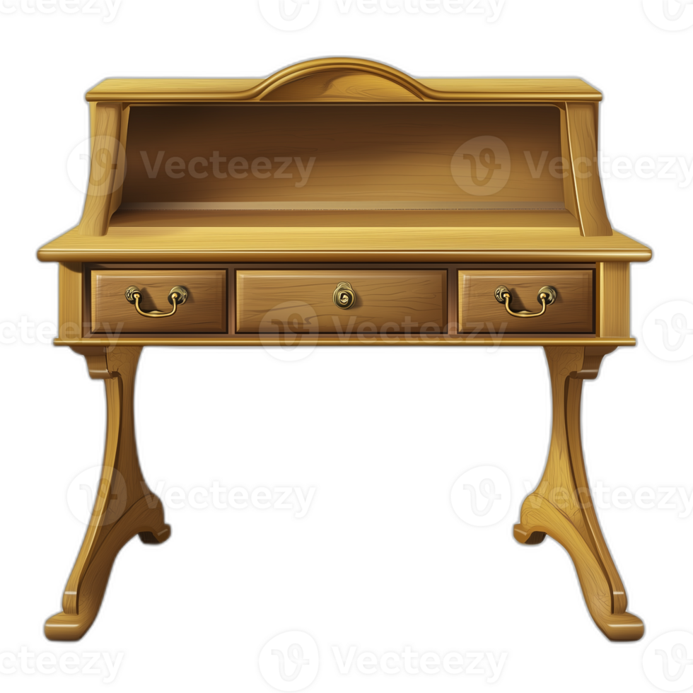 American Traditional Standing desk Furniture piece, Interior Furniture styling png