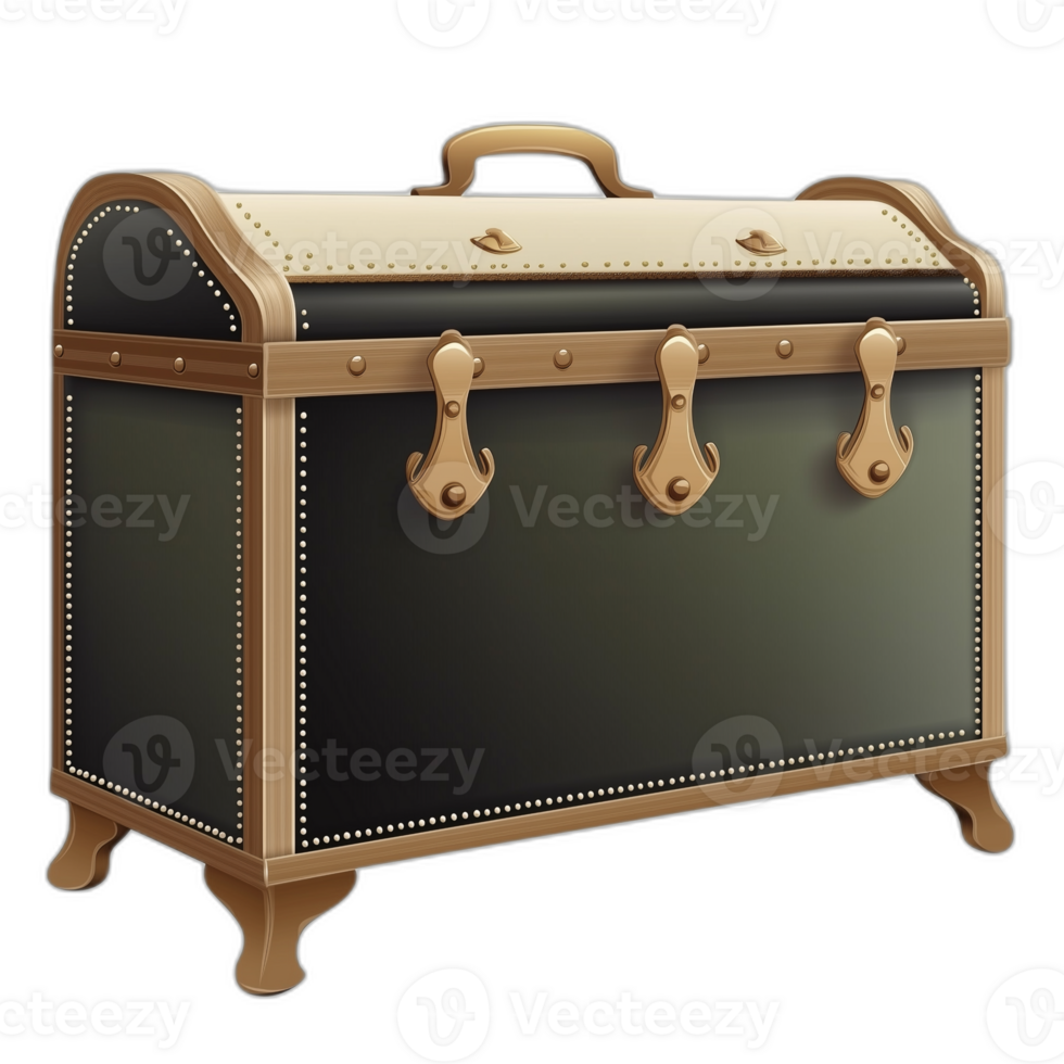 American Traditional Storage trunk Furniture piece, Furniture illustration png