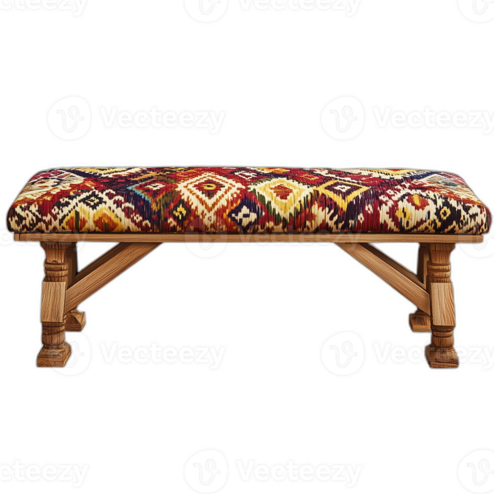 Bohemian Dining bench Furniture piece, Furniture aesthetics png