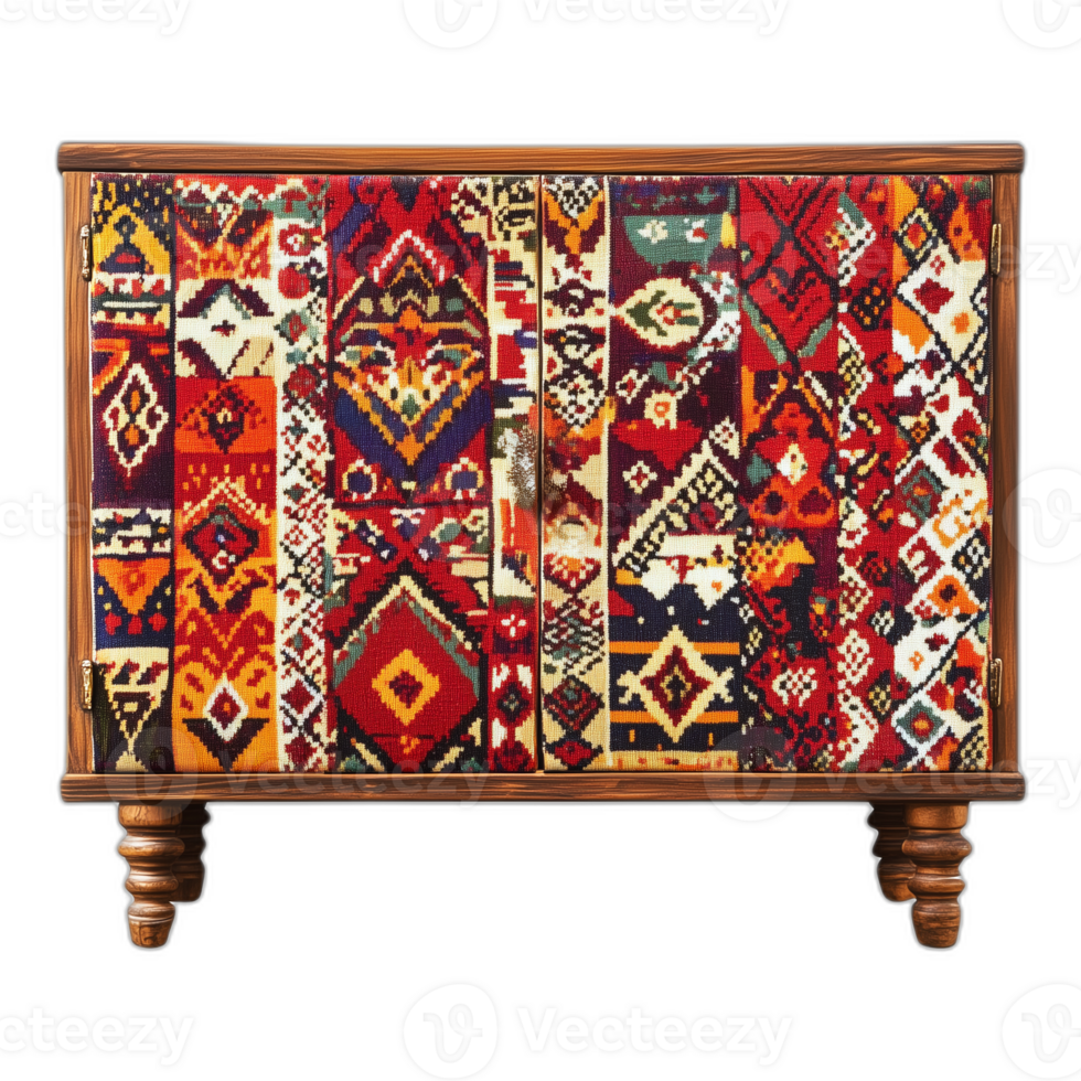 Bohemian Credenza Furniture piece, Furniture rendering png