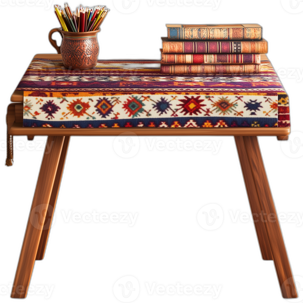 Bohemian Printer stand Furniture piece, Furniture rendering png