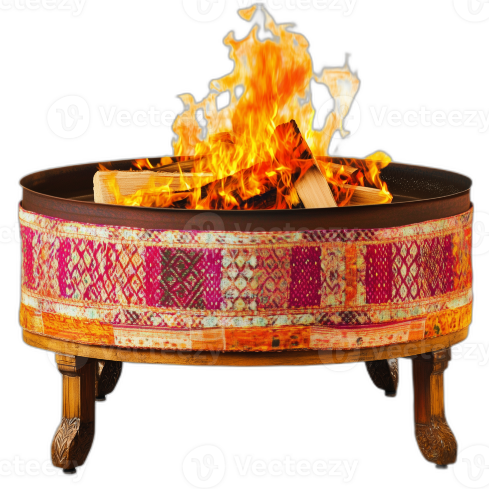 Eclectic Fire pit table Furniture piece, Furniture aesthetics png
