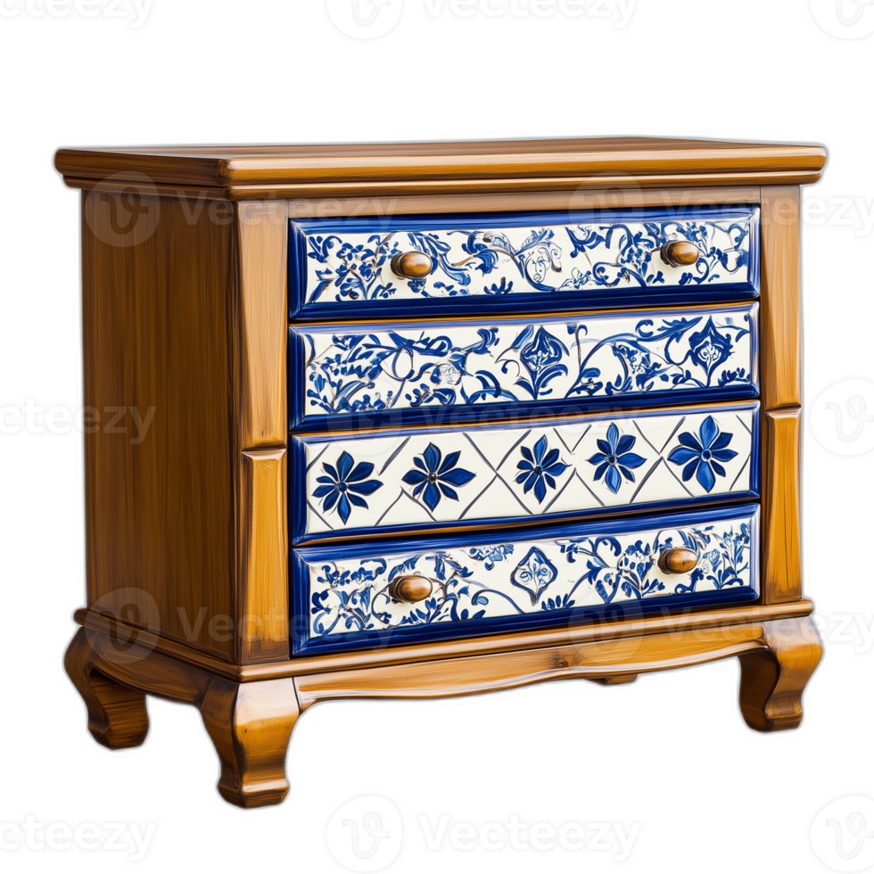 Mediterranean Chest of drawers Furniture piece, Furniture rendering png