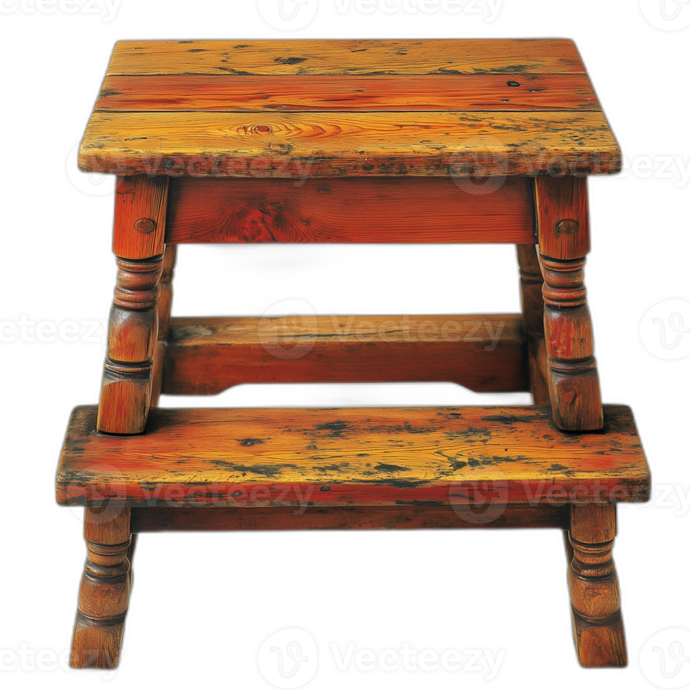 Tuscan Step stool Furniture piece, Furniture rendering png