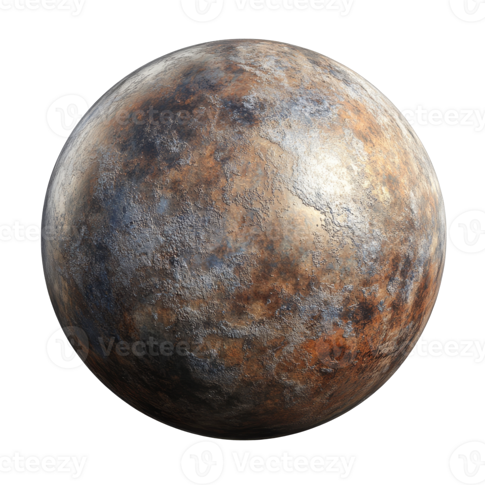 Unique texture of a distant celestial object png