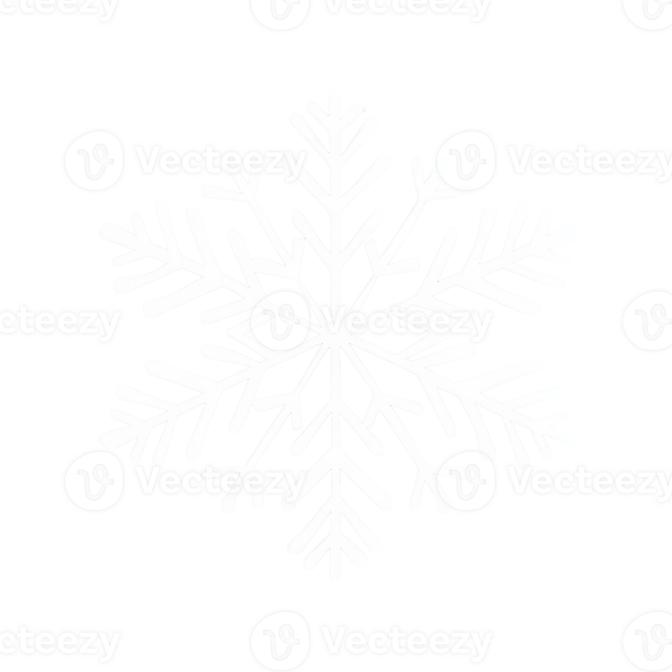 Unique snowflake design captured on a winter day png
