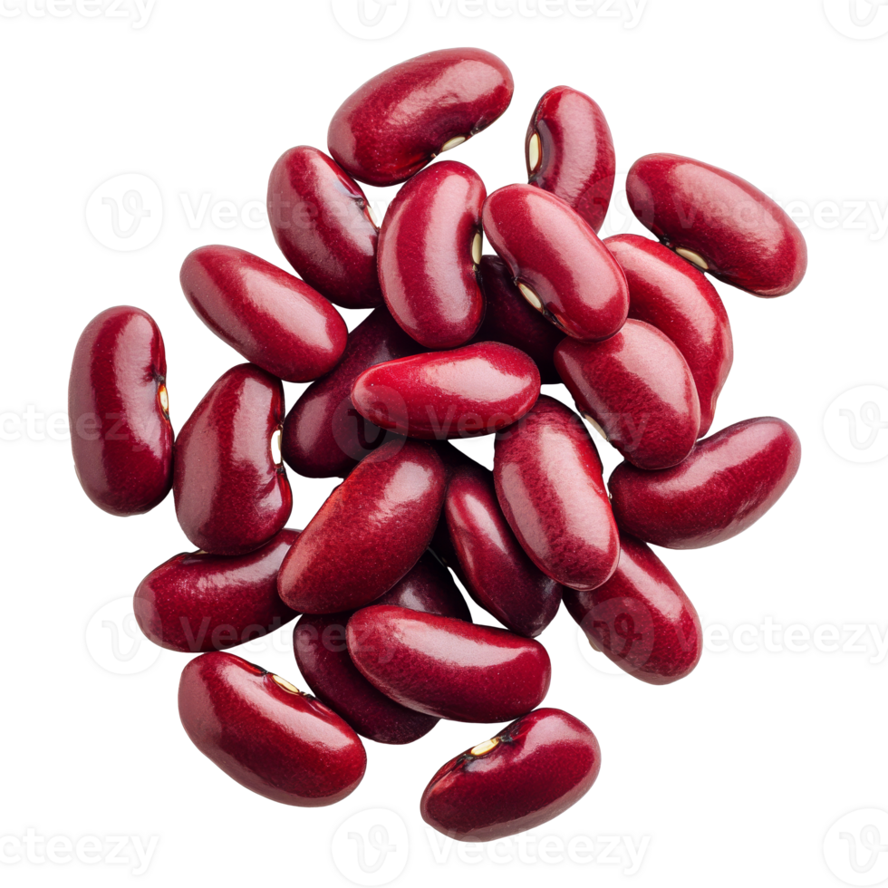 Red kidney beans arranged for culinary use png