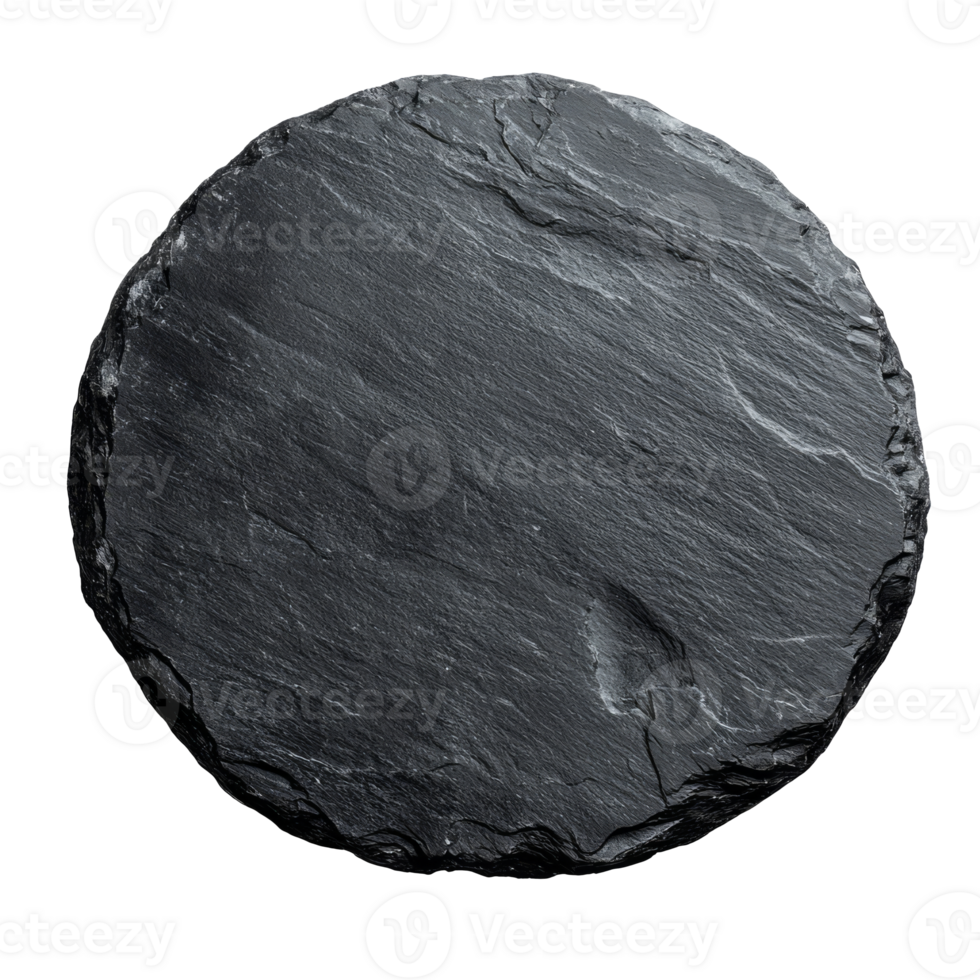 Elegant round slate serving tray for versatile use png