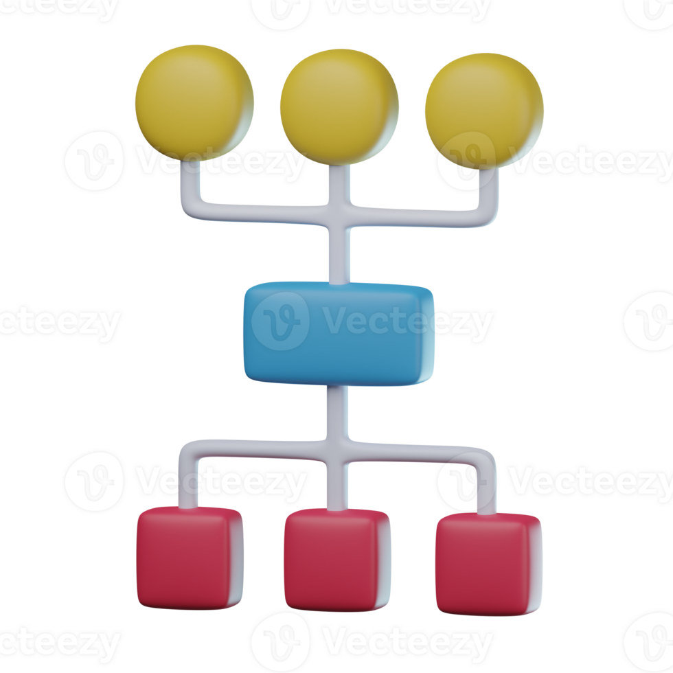 3D Algorithm Transparent Icon Illustration png