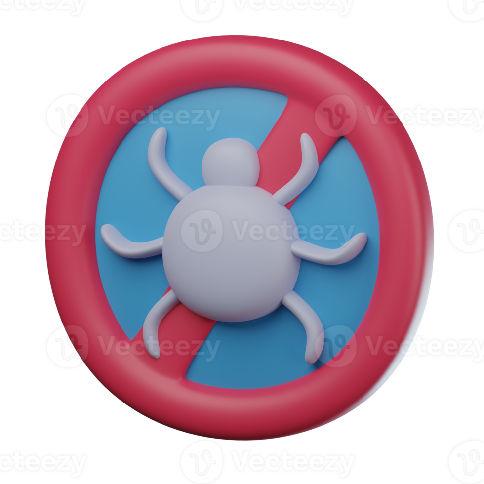 3D Antivirus Transparent Icon Illustration png