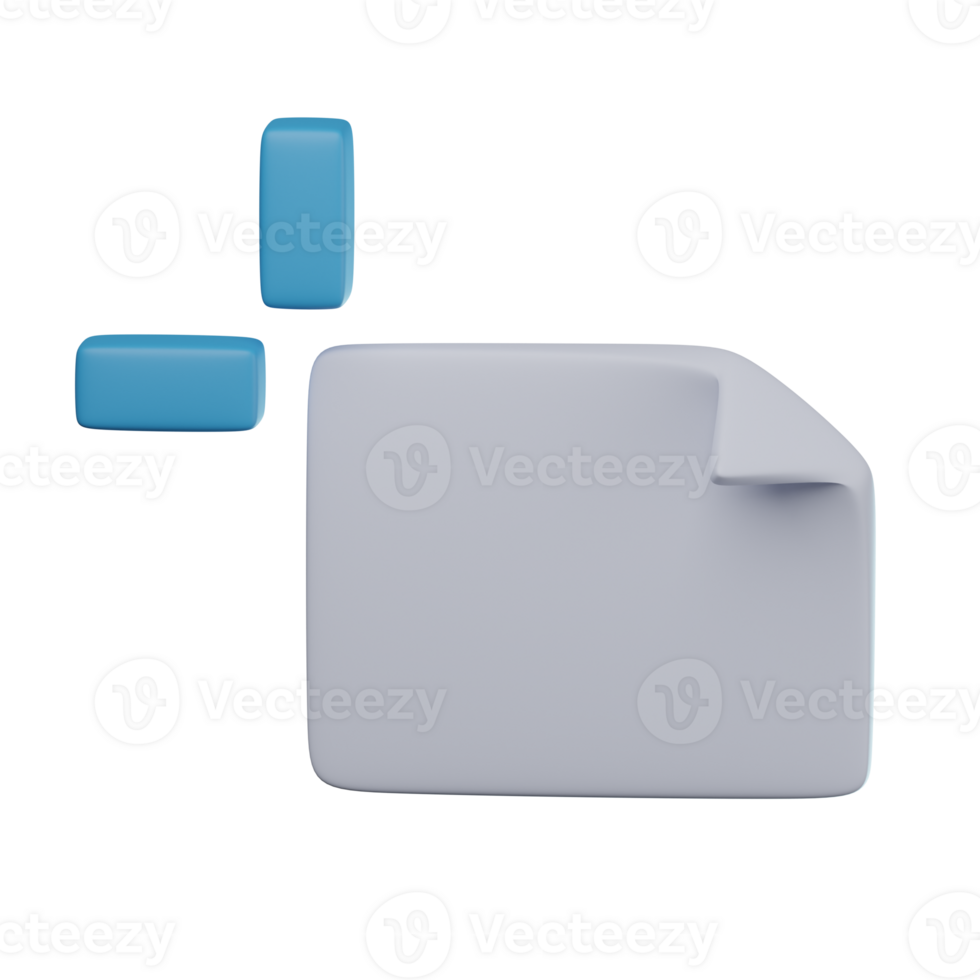 3D Artboard Transparent Icon Illustration png