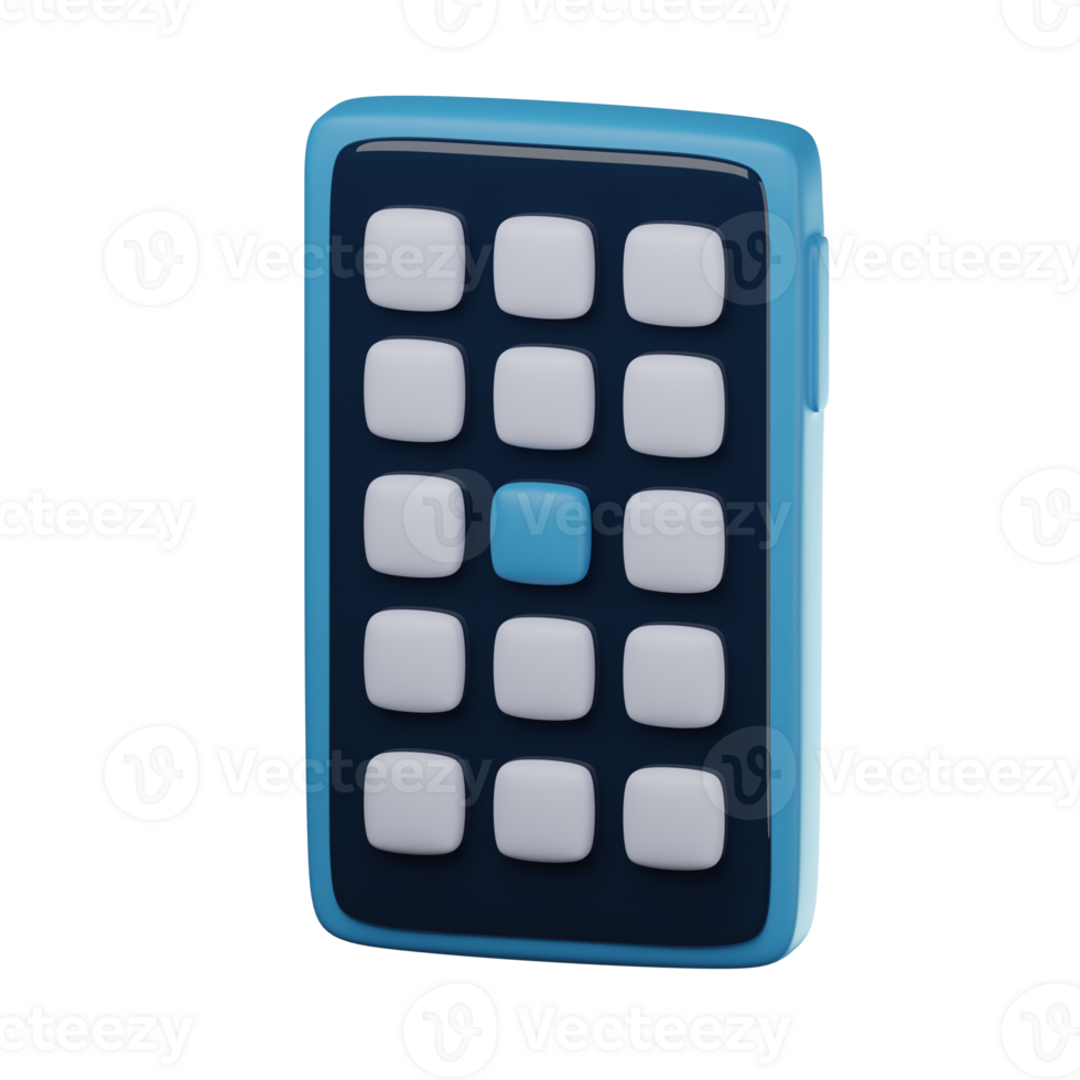 3D App Transparent Icon Illustration png