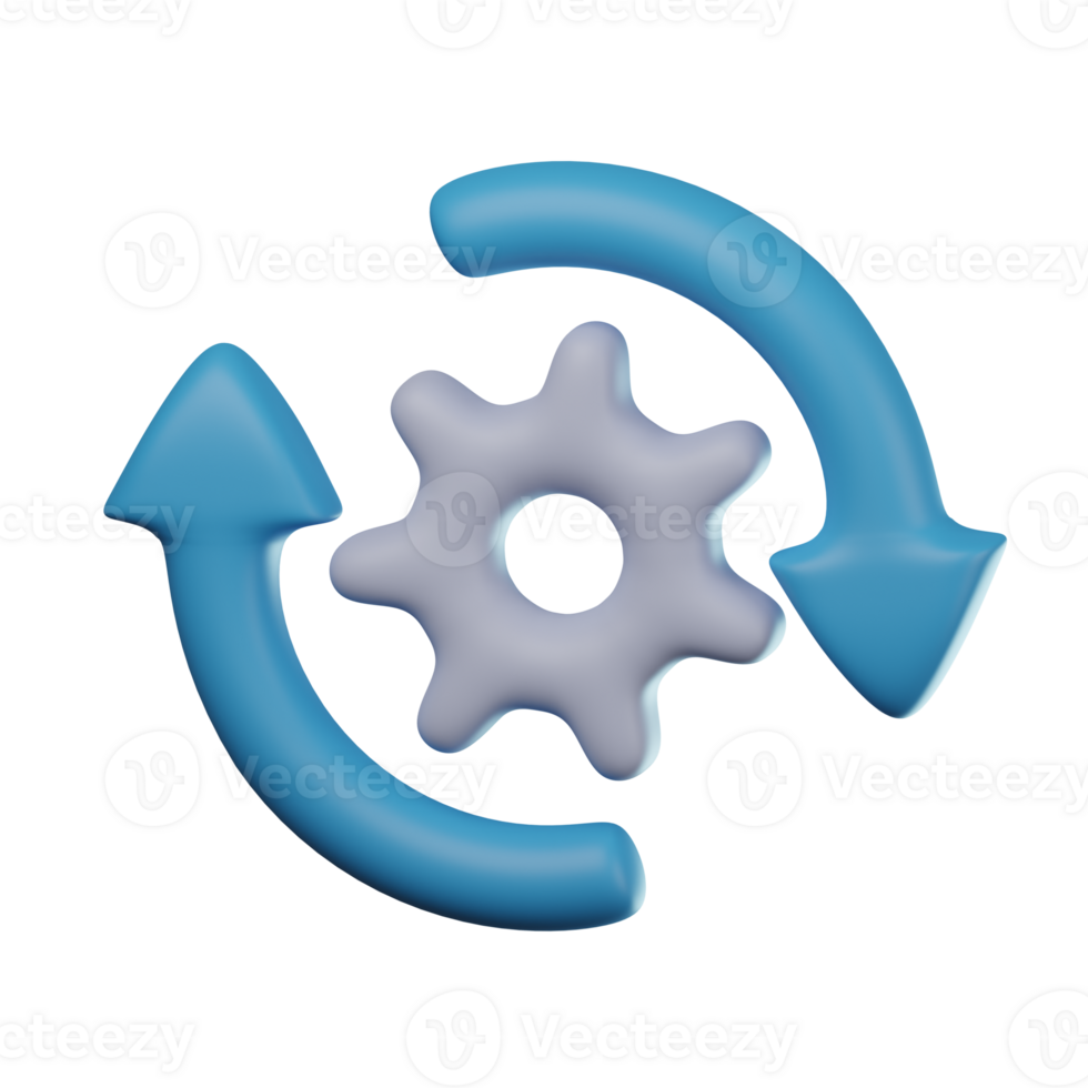 3D Automation Transparent Icon Illustration png