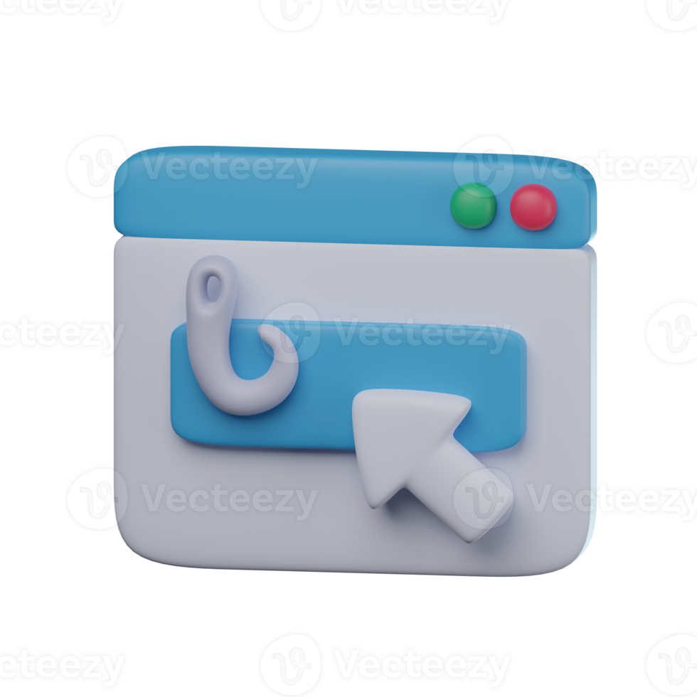 3D Clickbait Transparent Icon Illustration png