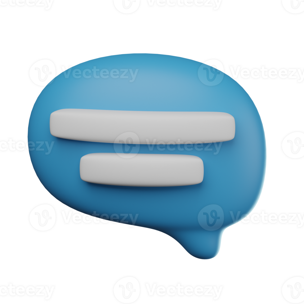 3D Comment Tool Transparent Icon Illustration png