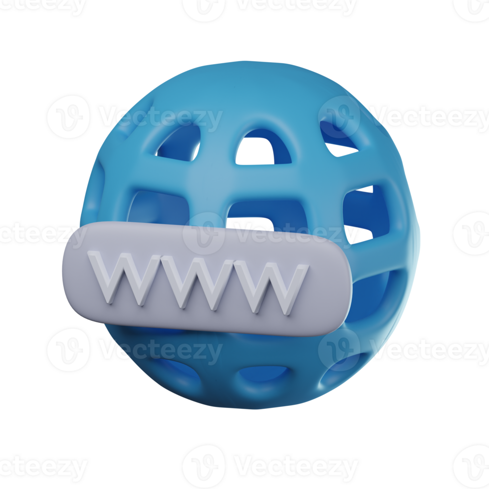 3D Domains Transparent Icon Illustration png