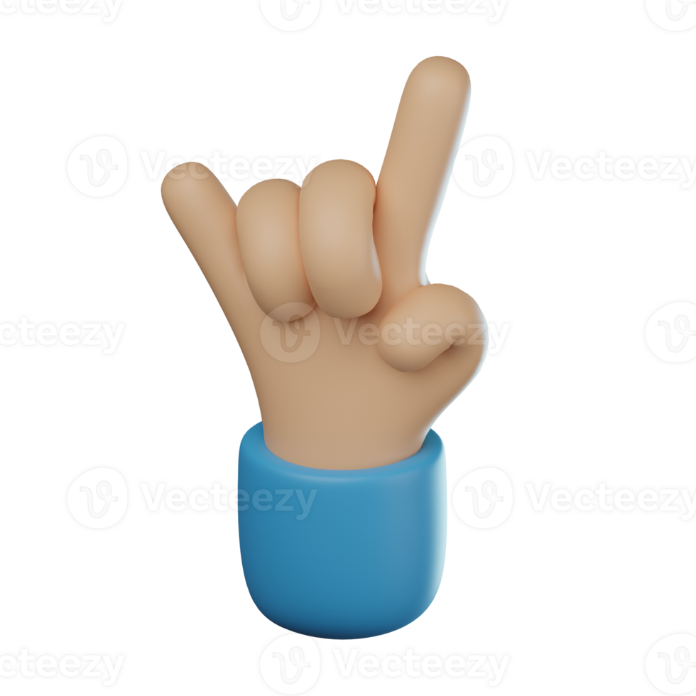 3D Like Hand Gesture Transparent Icon Illustration png