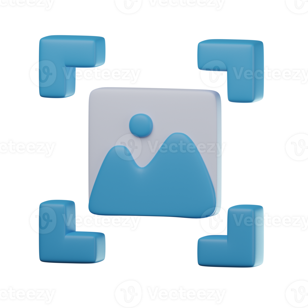 3D Image Recognition Transparent Icon Illustration png